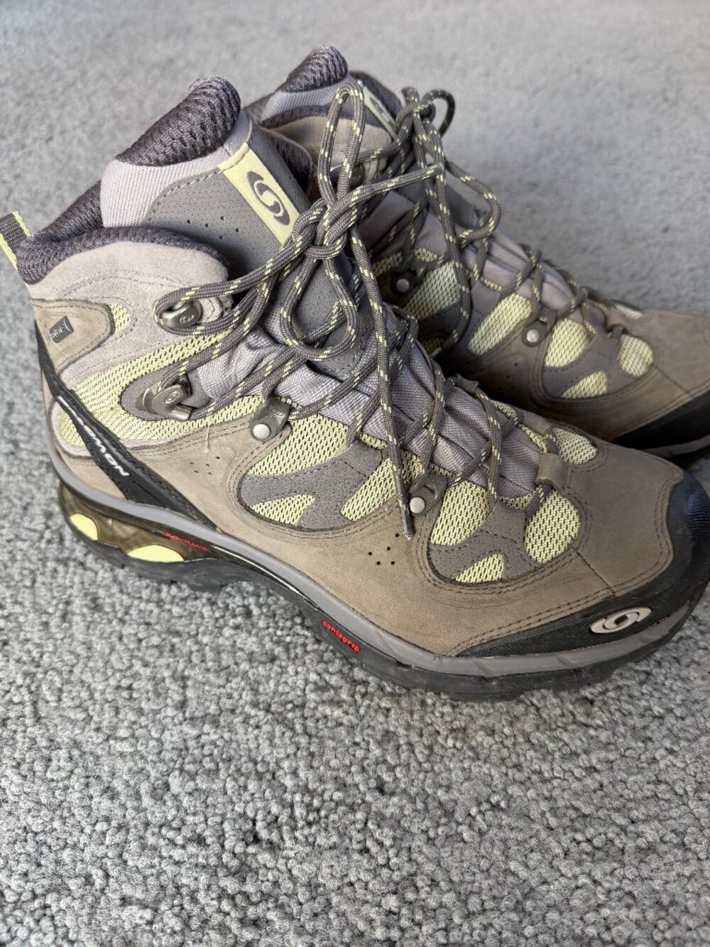 Salomon Comet 3D GTX Waterproof Hiking Boots - Women 9.5 / Men 8.5 Grey - Picture 5 of 16